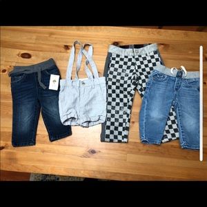 LOT OF 4 baby bottoms - GAP JANIE AMD JACK…